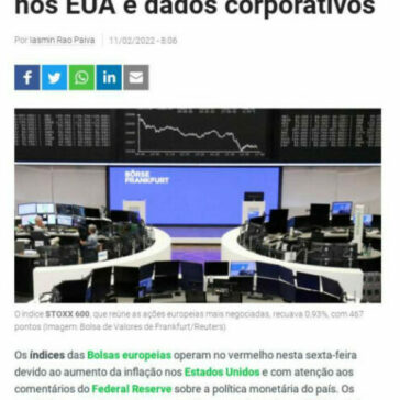 Índices europeus recuam nesta sexta-feira com inflação nos EUA e dados corporativos – Money Times