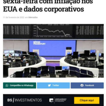 Índices europeus recuam nesta sexta-feira com inflação nos EUA e dados corporativos – Trade News