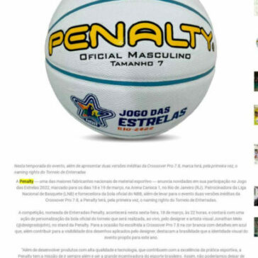 Jogo das Estrelas: Penalty entra em quadra com bolas personalizadas pelo artista Jonathan Melo