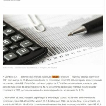 Receita líquida da Cambuci S.A. avança 53,4% em 2021 – Investimentos e Notícias