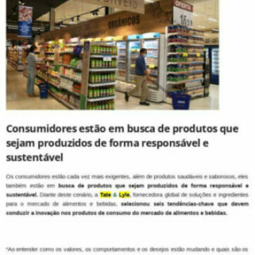 Saiba quais são as principais tendências para o segmento de alimentos e bebidas – Espaço Orgânico Natural & Sustentável