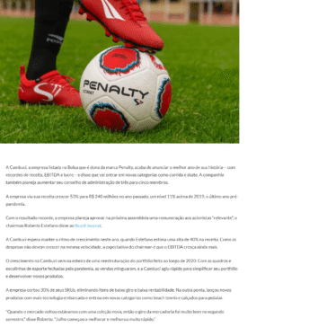 Dona da Penalty tem lucro recorde e vai entrar em novos esportes – BizNews
