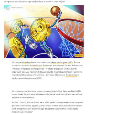 NBB entra no universo dos criptoativos com NFTs do Torneio de Enterradas – The Cointelegraph