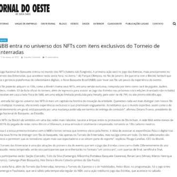 NBB entra no universo dos NFTs com itens exclusivos do Torneio de Enterradas – Jornal do Oeste