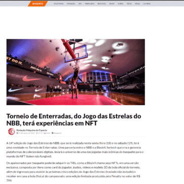 Torneio de Enterradas, do Jogo das Estrelas do NBB, terá experiências em NFT – Máquina do Esporte