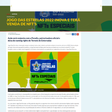 Ação será conjunta com a Penalty, patrocinadora oficial e dona do naming rights do Torneio de Enterradas – Liga Nacional de Basquete