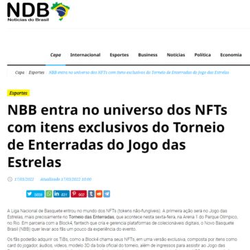 NBB entra no universo dos NFTs com itens exclusivos do Torneio de Enterradas do Jogo das Estrelas – Notícias do Brasil