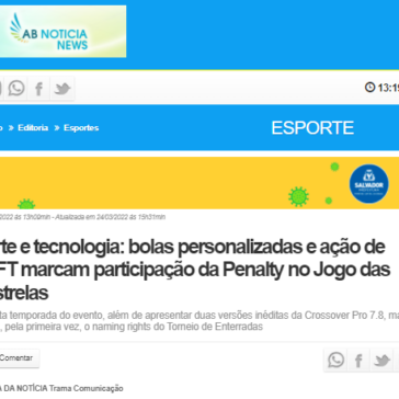 Arte e tecnologia: bolas personalizadas e ação de NFT marcam participação da Penalty no Jogo das Estrelas