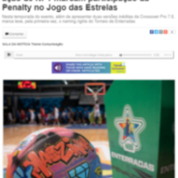 Arte e tecnologia: bolas personalizadas e ação de NFT marcam participação da Penalty no Jogo das Estrelas