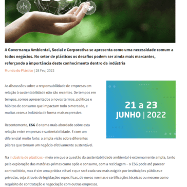 O que é ESG e por que sua indústria precisa conhecer – Mundo do Plástico