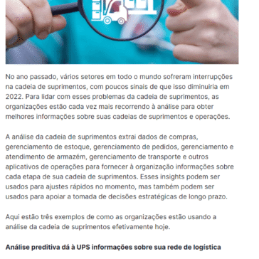 Análise da cadeia de suprimentos: 3 histórias de sucesso