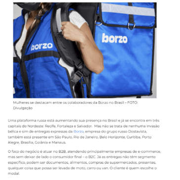 Invasão russa no mercado de entregas expressas do Brasil