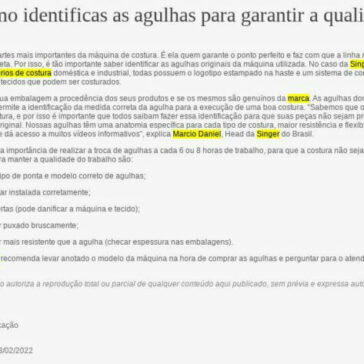 Saiba como identificas as agulhas para garantir a qualidade da costura – Textilia