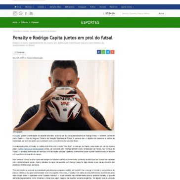 Penalty e Rodrigo Capita juntos em prol do futsal – Diário Popular Águas Claras