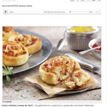 Anel de queijo, presunto e bacon dão mais sabor aos momentos de descontração – Gazeta da Semana