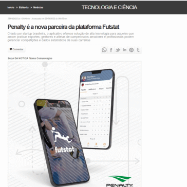 Penalty é a nova parceira da plataforma Futstat – Gazeta da Semana