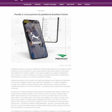 Penalty é a nova parceira da plataforma brasileira Futstat – Marcas pelo mundo