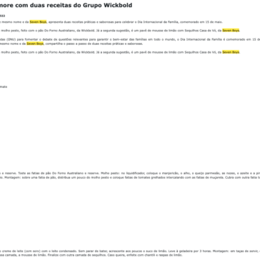 Dia da Família: comemore com duas receitas do Grupo Wickbold