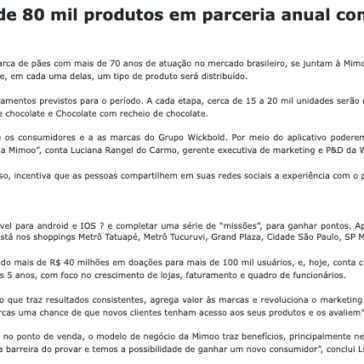 Wickbold e Seven Boys distribuem mais de 80 mil produtos em parceria anual com a Mimoo