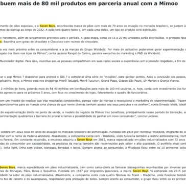 Wickbold e Seven Boys distribuem mais de 80 mil produtos em parceria anual com a Mimoo
