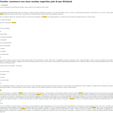 Dia da Família: comemore com duas receitas sugeridas pelo Grupo Wickbold