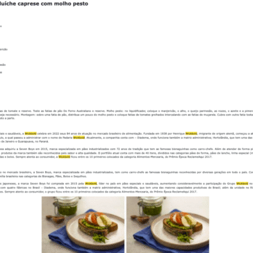 Receita de Sanduíche caprese com molho pesto