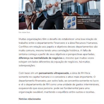 Recursos humanos e finanças: antagônicos ou aliados? – Terra