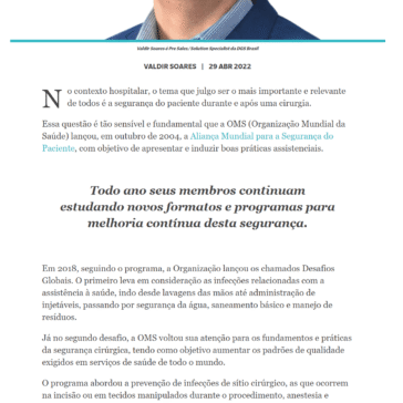 Como a tecnologia da informação pode auxiliar na segurança do paciente durante uma cirurgia?  – Future Health