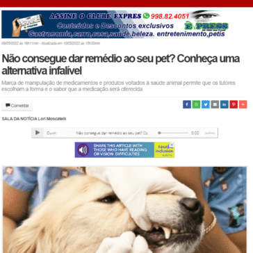 Não consegue dar remédio ao seu pet? Conheça uma alternativa infalível – Regional Express MG