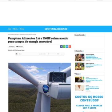 Pamplona Alimentos S.A e ENGIE selam acordo para compra de energia renovável – Rio Preto News