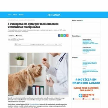 5 vantagens em optar por medicamentos veterinários manipulados – Rio Preto News