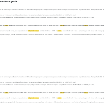 Dia dos Namorados: Singer dá 30% de desconto em máquinas e acessórios com frete grátis