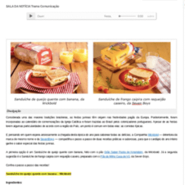 Festa Junina: Companhia Wickbold sugere duas receitas para comemorar em casa