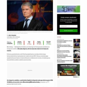 Ex-banqueiro fica bilionário com boom do transporte marítimo – Bloomberg Línea