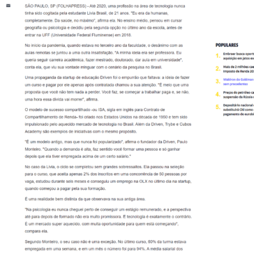 Startups oferecem cursos de tecnologia e só cobram após contratação