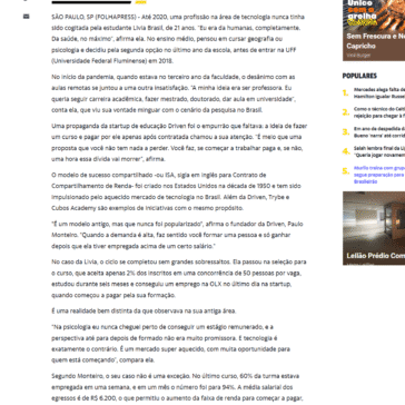 Startups oferecem cursos de tecnologia e só cobram após contratação