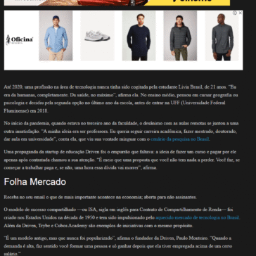 Tecnologia impulsiona cursos pagos apenas após contratação