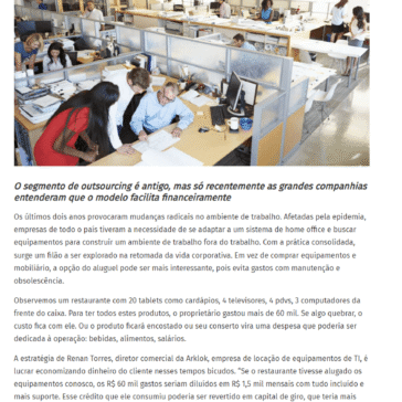 Alugar tudo no escritório vira tendência econômica