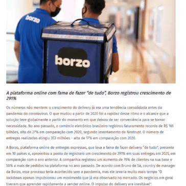 O inevitável impulso do delivery