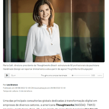 Thoughtworks compra Handmade para disseminar design nas empresas – Exame