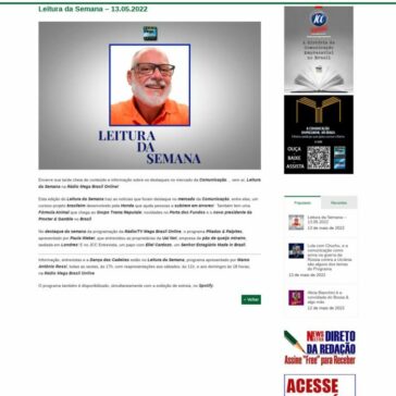 Leitura da Semana – Fórmula Animal chega ao Grupo Trama Reputale – Rádio Mega Brasil Online