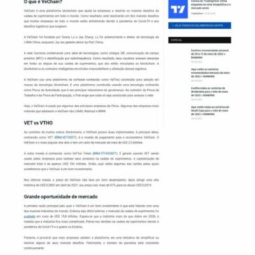 VeChain é um bom investimento? 5 razões pelas quais pensamos ser – ADVFN