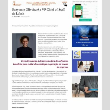 Suzyanne Oliveira é a VP Chief of Staff da Labsit – Channel 360