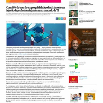 Com 90% de taxa de empregabilidade, edtech investe na injeção de profissionais juniores no mercado de TI