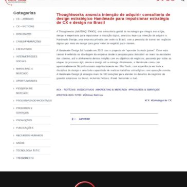 Thoughtworks anuncia intenção de adquirir consultoria de design estratégico Handmade para impulsionar estratégia de CX e design no Brasil – Call To Call