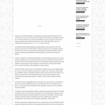 Com 90% de taxa de empregabilidade, edtech investe em juniores – Revista Matrimoni