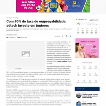 Com 90% de taxa de empregabilidade, edtech investe em juniores – Carlos Sabino