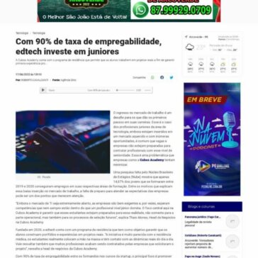 Com 90% de taxa de empregabilidade, edtech investe em juniores – PE online