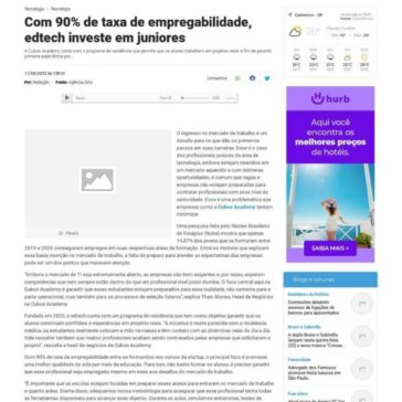Com 90% de taxa de empregabilidade, edtech investe em juniores – Cabreúva Online
