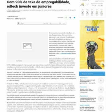 Com 90% de taxa de empregabilidade, edtech investe em juniores – TaubatéOn